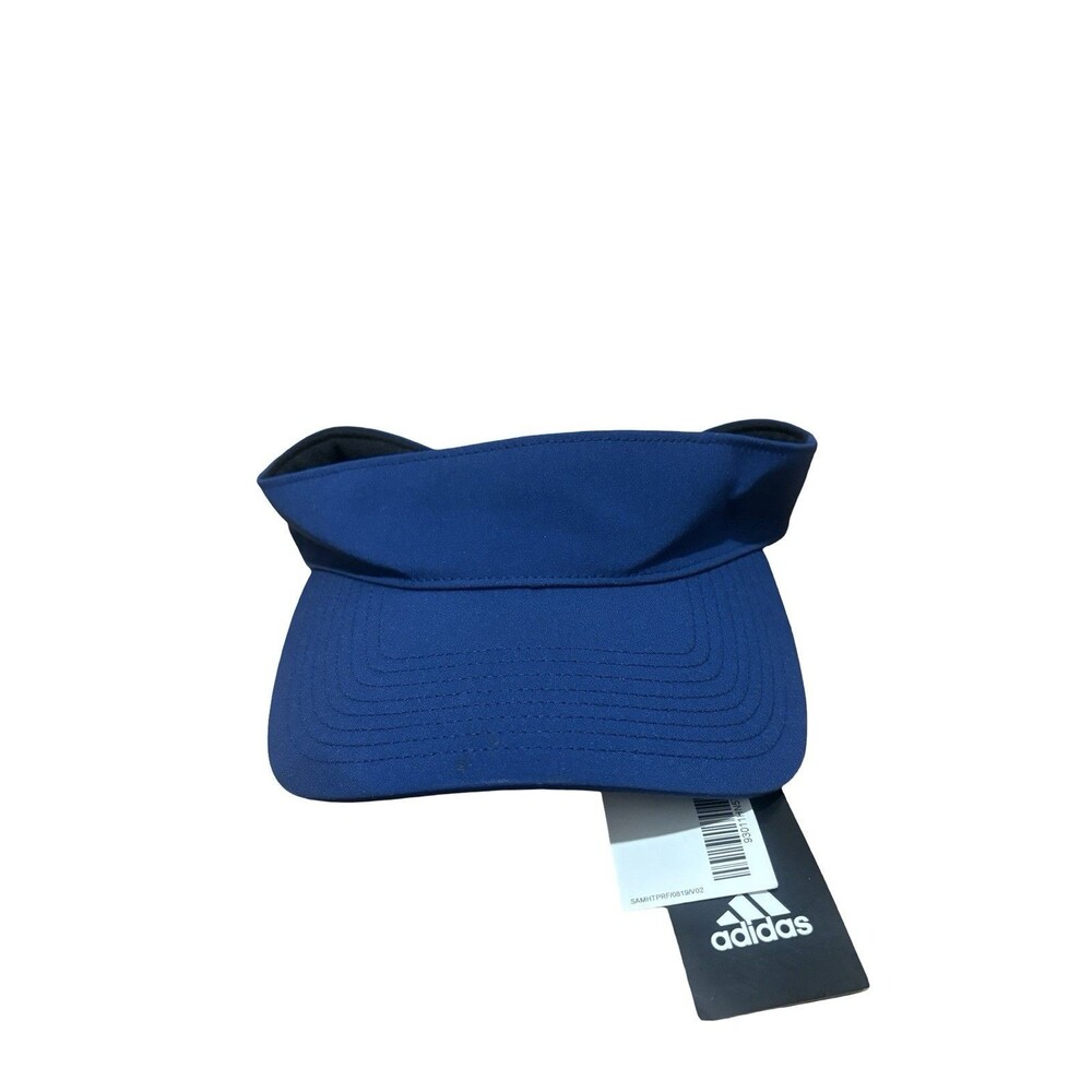NWT Adidas Sample Low-Profile Blank Adjustable Blue Visor